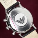 Emporio Armani Men's AR0385 Chronograph Watch Black Watch